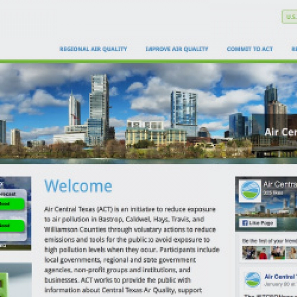 Thumbnail of Air Central Texas Website project
