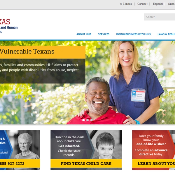 texas health and human services website
