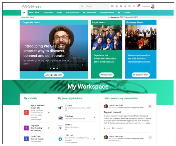 Example of EXP page